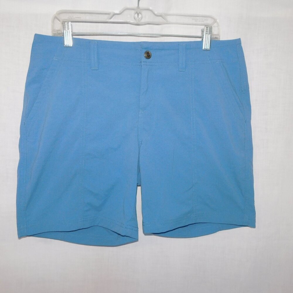 Royal Robbins Discovery III Blue Outdoor Hiking Shorts 7" inseam Womens 10 UPF